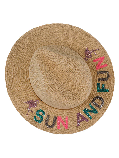 Simply Southern sun hat sun and fun sequins