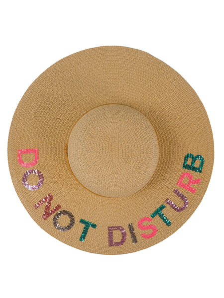 Simply Southern Sun hat do not disturb
