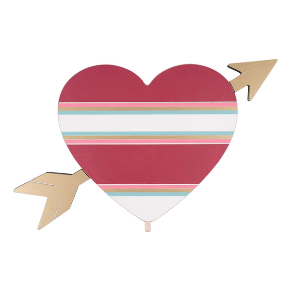 Glory Haus heart with arrow topper