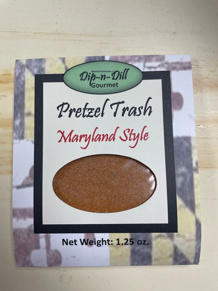 Dip and Dill Pretzel Trash Maryland Style