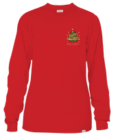 Simply Southern Believe Red Santa Shirt Long Sleeve