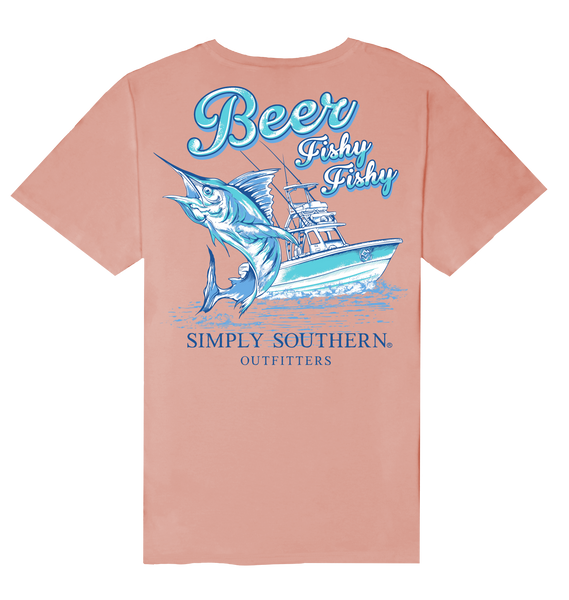 Simply Southern Beer Fishy Fishy short sleeve tshirt