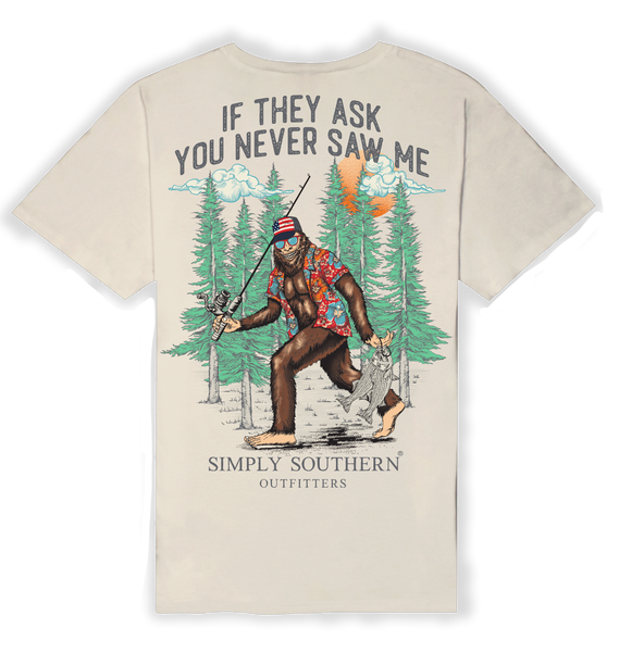 Simply Southern short sleeve tshirt Bigfoot