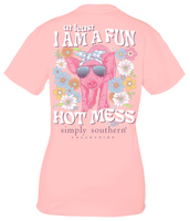 Simply southern fun hot mess tshirt