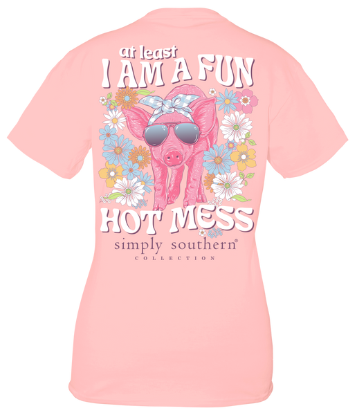 Simply southern fun hot mess tshirt
