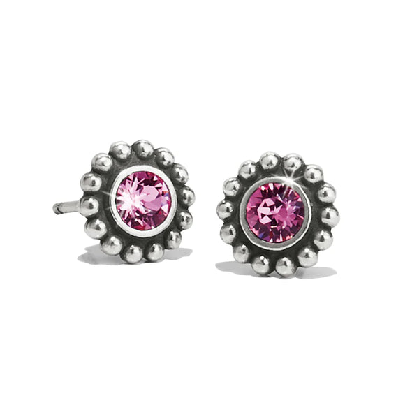 brighton twinkle mini post earrings pink