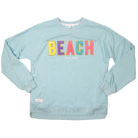 Simply Southern Beach sweatshirt sparkle letters