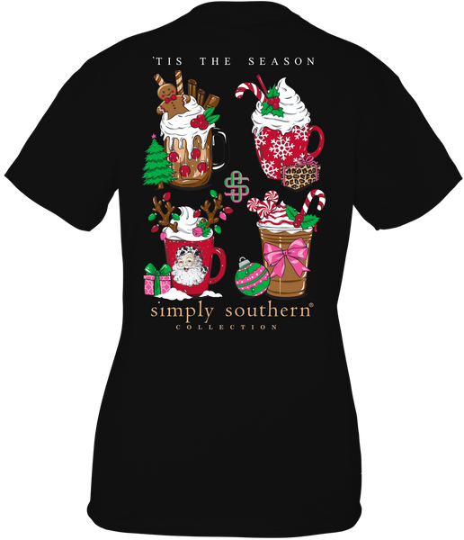 Simply Southern Short Sleeve Christmas Drinks tshirt