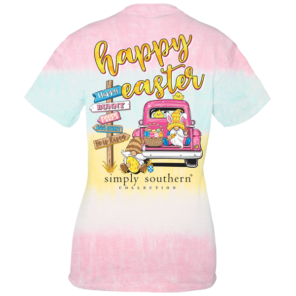 Simply Southern Easter short sleeve tie dye shirt
