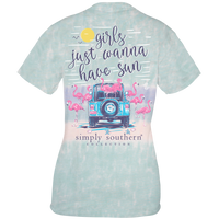 Simply Southern girls just wanna have sun tshirt