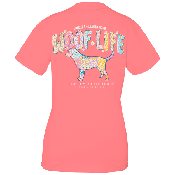 Simply Southern woof life dog tshirt 
