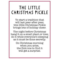 The little christmas pickle 